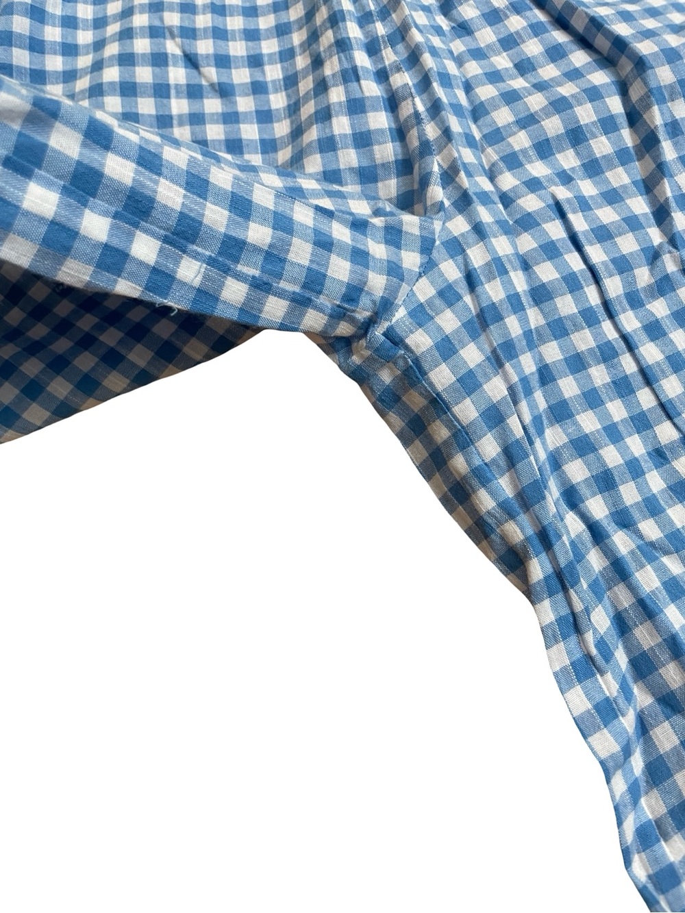 ROLLER RABBIT BLUE GINGHAM EMANI PANTS NEW WITH TAGS - Picture 4 of 12